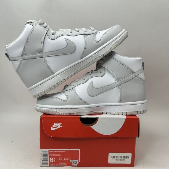Nike Shoes Dunk High GS “Vast Grey” 2024 - Picture 3 of 5